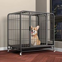 籠子 狗笼子中型犬大型犬纳米加粗带厕所家用折叠小型宠物笼子猫笼狗笼~定價[購買請咨詢] 歷史價格詳細信息