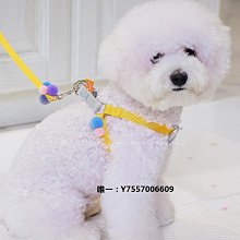 狗狗胸背帶外出狗狗牽引繩小型犬背心式遛狗繩貓咪泰迪牽狗繩套裝 歷史價格詳細信息