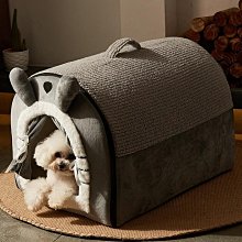 狗窩狗床貓床貓窩四季通用行軍床可拆洗離地防潮小型犬寵物床夏天透氣貓窩包含架子 歷史價格詳細信息