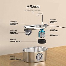 智能貓咪飲水機不銹鋼水龍頭循環流動活水無感應電狗狗自動飲水器 歷史價格詳細信息
