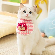 寵物可愛貓咪JK格子圍脖貓咪蕾絲狗狗口水巾中小型犬裝飾貓咪項圈 歷史價格詳細信息