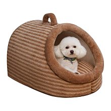 狗窩四季通用房子型半封閉式可拆洗小型犬寵物窩冬季保暖狗狗用品-果奇繽果超夯 正品 活動 優惠 歷史價格詳細信息
