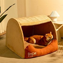 狗窩冬季保暖可拆洗冬天狗屋室外房子四季通用小貓窩寵物用品大全-興龍家居 歷史價格詳細信息
