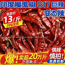 新鮮日期~超辣超辣干辣椒500g可代替魔鬼辣椒艷紅辣椒免費加工段巨辣海椒新品A212870 歷史價格詳細信息