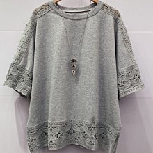 女人衣櫥㊕夏秋裝輕熟女人味高雅 黑色/藍色花邊圓領蝙蝠袖 抓褶下擺臀長上衣罩衫 大尺碼超大胸132.D438♥ 歷史價格詳細信息