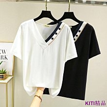 KITI精品150公斤可選 寬鬆上衣 大尺碼上衣 特大尺碼300斤假兩件女裝 薄款上衣女 春秋寬鬆女裝 韓版上衣 歷史價格詳細信息