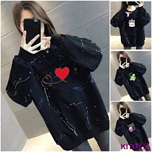 KITI精品爆款下殺 多色潮流情侶裝 日系史迪奇印花圓領長袖大學T 秋冬刷毛衛衣百搭休閒情侶衣閨蜜裝 學院風學生班服長袖大尺碼 歷史價格詳細信息