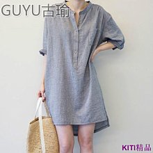 棉麻亨利領長襯衫 青年襯衣 立領襯衫 長袖襯衫 休閒百搭 青年襯衣 薄外套 長袖襯衫 (RSJ912)【壹號站】 歷史價格詳細信息