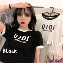 短T 正韓 簡約大B文字印花 寬鬆落肩短袖t恤【PA10026】現貨+預購 歷史價格詳細信息