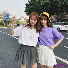 KITI精品特價下殺 正韓上衣!大碼女裝夏季韓版綁帶短袖T恤女學生春裝半袖寬松原宿bf風上衣服大尺碼上衣 []短袖T恤 歷史價格詳細信息