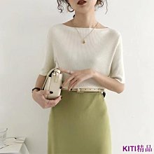 KITI精品【】大尺碼胖m150公斤新款高級圓領套頭不規則缺口大學T上衣女寬鬆休閒外穿大尺碼大學T大學T 歷史價格詳細信息