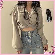 韓版 短版上衣 短版長袖外套 寬鬆甜酷拉鍊開襟長袖 棒球服 歷史價格詳細信息