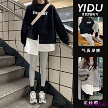 KITI精品【微胖mm愛穿搭】大尺碼女裝秋冬新款圓領衛衣女加絨加厚ins原宿風薄款長袖上衣 歷史價格詳細信息