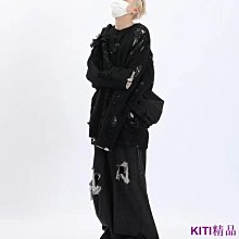 歐美高街風做舊炒雪花嘻哈背心男寬鬆雙面穿無袖素色無袖T恤男女-毛毛男裝 歷史價格詳細信息