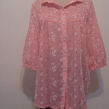 中老年襯衫女七分袖上衣夏開衫2023春夏新款媽媽裝女開衫襯衣短袖-格林賣場 歷史價格詳細信息