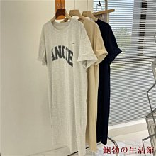 鮑勃の生活館爆款 夏季 裙裝 大尺碼女裝  2022年夏裝 新款  寬鬆顯瘦  設計感  小眾休閒遮肚收腰洋裝子 歷史價格詳細信息