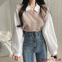 大尺碼-螺紋拼接連帽棉外套-黑/藍/灰-0206035 歷史價格詳細信息