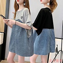 熹熹服裝大尺碼短袖T恤 大尺碼女裝上衣 胖MM300斤短袖T恤女夏2024新款寬鬆小個子歐貨百搭上衣潮牌ins扎染個性女孩顯瘦長 歷史價格詳細信息