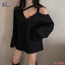 熹熹服裝寬鬆上衣 露肩短袖T恤 大尺碼女裝 40-100kg 大學T 夏季短袖體恤衫AA09 歷史價格詳細信息