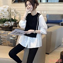 時尚撞色拼接圓領背心女2024夏季新款通勤百搭針織無袖上衣女 歷史價格詳細信息