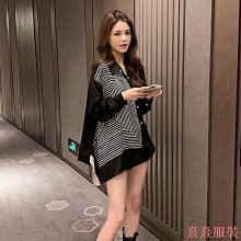 條紋襯衫 長袖上衣外套  小眾 別緻 編織格子 男女 港風 法式 歷史價格詳細信息