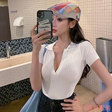 小美の店夏季時尚Polo新款鹽系女兩件套少女套裝休閒2023女裝大尺碼短褲上衣 歷史價格詳細信息