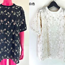 鴨米衣舖中大尺碼46吋簡約款拼布大花朵擺黑色彈性棉布長袖上衣~秋冬裝 歷史價格詳細信息