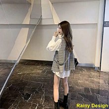 時尚格子中袖西服套裝男 夏季薄款青少年修身西裝西褲潮 歷史價格詳細信息