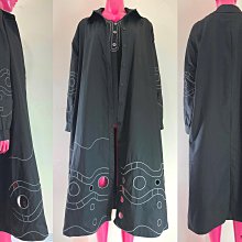 鴨米衣舖中大尺碼拼布白花朵雙袋樣黑色薄棉麻布長袖外衫/襯衫~秋裝 歷史價格詳細信息