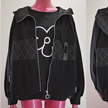 鴨米衣舖中大尺碼拼布白花朵雙袋樣黑色薄棉麻布長袖外衫/襯衫~秋裝 歷史價格詳細信息