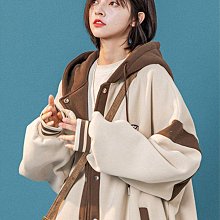 【現貨精選】棒球外套 時尚英倫風混色百搭連帽外套 【TAK6052】 歷史價格詳細信息