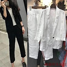 套裝 韓版夏季亞麻襯衫+短褲 寬鬆休閒套裝【TJ9347】現貨+預購 Doppler 歷史價格詳細信息