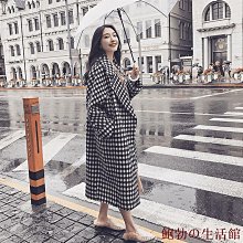 欣欣百貨千鳥格外套女生格子毛呢外套長版外套女生外套秋冬加棉加厚韓版中長款大尺碼長袖過膝大衣風衣外套 價格比較,價格查詢,歷史價格詳細信息