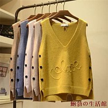 春秋大碼針織馬甲背心女寬鬆坎肩套頭毛衣韓版毛線馬夾胖mm200斤 歷史價格詳細信息