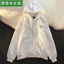 新款春拉鏈衛衣薄款休閒外套女裝圓領連帽帽開衫長袖上衣流行女裝女性服飾休閒服裝-餘登米女裝 歷史價格詳細信息