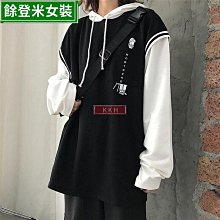 假兩件拼接撞色衛衣男春秋季潮牌上衣韓系穿搭酷帥長袖T恤衫男裝【zero潮流屋】 歷史價格詳細信息