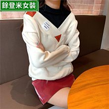 時髦假兩件拼接公主袖短版馬甲襯衫上衣 《AB18436》 歷史價格詳細信息