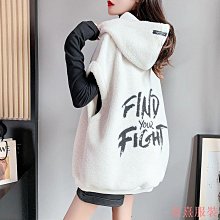 熹熹服裝大尺碼女裝仿羔羊毛加厚機車服馬甲外套冬季韓版立領無袖 歷史價格詳細信息