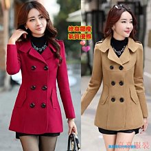 熹熹服裝毛呢外套/大尺碼女裝/時尚韓版/2023年新款秋冬季小個子高級短版加厚毛呢大衣 歷史價格詳細信息