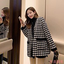 熹熹服裝【格子毛呢百褶裙女】【特價款】五季家大尺碼女裝胖mm名媛兩件套裝冬加厚粗花呢拼接毛毛外套半身裙 歷史價格詳細信息