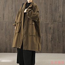 熹熹服裝【超級顯瘦外系列】寬鬆大尺碼女裝工裝風衣女 新款洋氣藝文春秋季外套女長袖上衣女 價格比較,價格查詢,歷史價格詳細信息