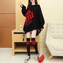 熹熹服裝大尺碼毛線外套韓國chic秋冬衣著長袖寬鬆中長版毛衣外套正韓上衣胖MM韓妞必備學院風加大尺碼顯瘦洋裝 歷史價格詳細信息