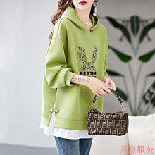 熹熹服裝長袖上衣女 大學T T恤 假兩件大學T女春秋薄款 胖mm大尺碼遮肚子顯瘦200斤翻領上衣 歷史價格詳細信息
