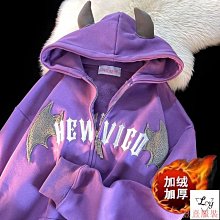 生活秋冬季加絨男士大學T ins港風寬鬆圓領原宿風印花長袖上衣 加絨大學T 長袖T 衛衣男（16043）壹號-潮流好物 歷史價格詳細信息