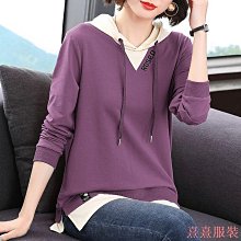 熹熹服裝長袖連帽大學T女生衣服韓版帽T女2023秋冬新款時尚潮流寬鬆百搭印花長袖帽T恤大尺碼女裝大學T長袖合身上衣女 多色可選 歷史價格詳細信息