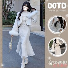 小美の店大尺碼女裝冬季套裝女新款寬鬆紅色本命年毛衣百褶短裙兩件套 歷史價格詳細信息