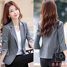 時裝店韓版氣質格紋職業西裝套裝2色9566 歷史價格詳細信息