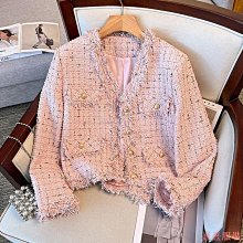 小美の店大尺碼 女裝300斤慵懶風V領外套女春秋款胖MM寬鬆單排扣開襟長袖上衣 歷史價格詳細信息