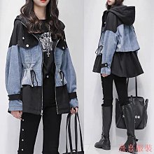 小美の店大尺碼外套夾剋 大碼女裝上衣 大碼短款外套 短外套女歐根紗泡泡袖荷葉邊時尚皮衣23春秋 歷史價格詳細信息