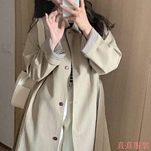 小美の店風衣外套女 中長款 外套女潮ins秋冬保暖大尺碼中長款風衣刷毛加厚連帽百搭女裝上衣潮 歷史價格詳細信息